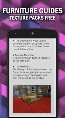 MCPE Mods Furniture android App screenshot 0